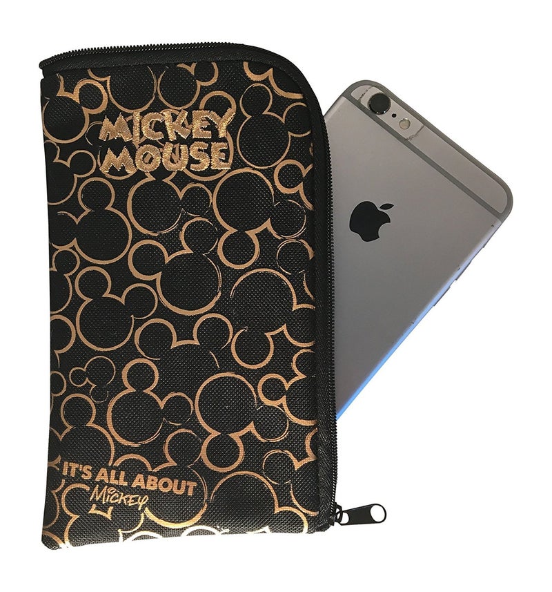 Mirage Set of 2 Disney Mickey Mouse 1x Gold & 1x Silver I.D Holder Wallet Detachable Coin Purse - Image 3